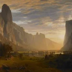 Looking Down Yosemite Valley bierstadt min