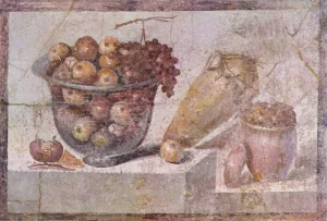 bodegón banquete romano