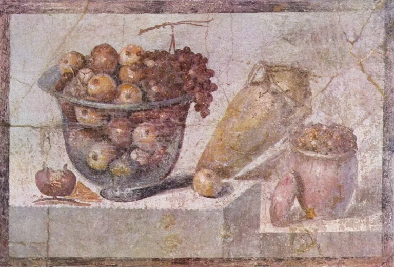 bodegón banquete romano