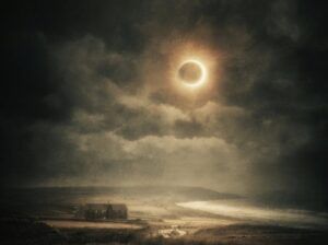 eclipse solar ilustracion