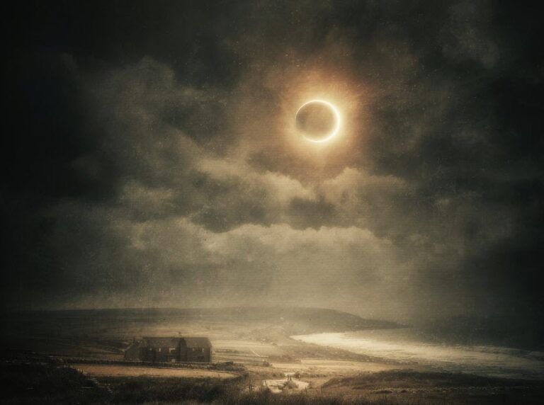 eclipse solar ilustracion