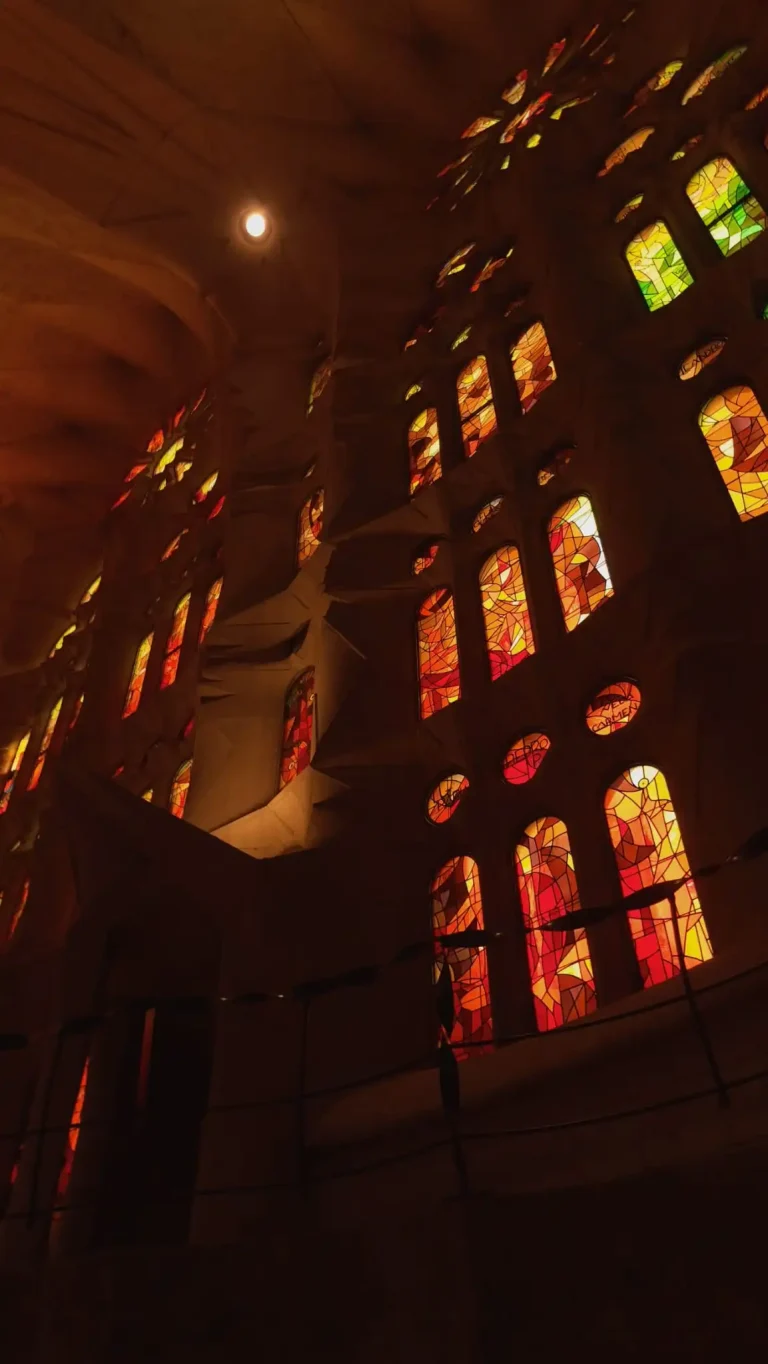 vidrieras sagrada familia