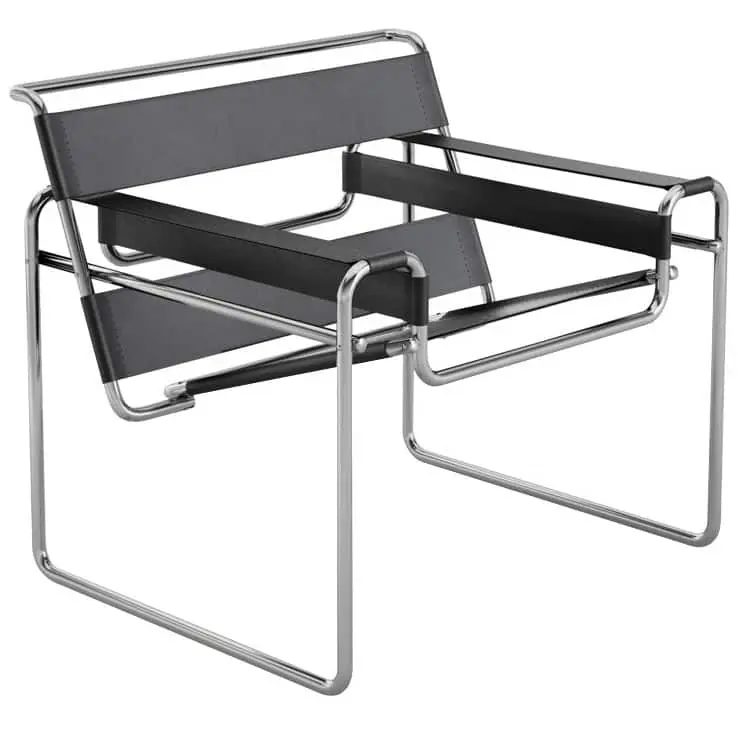 Muebles icónicos que le debemos a la Bauhaus wassily chair min